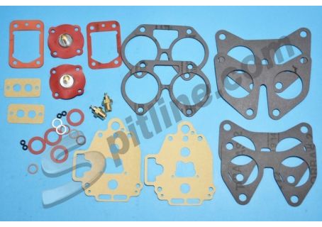 Kit guarnizioni per revisione coppia carburatori Dellorto 35 DHLB Lancia Fulvia 1300