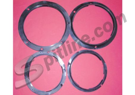 Serie guarnizioni per fari anteriori Alfa Romeo Giulia, GT V. 2000 Bertone, GT Unificato (mod. 4 fari)