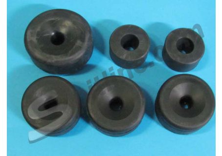 Kit tasselli sostegno motore/cambio in gomma standard Lancia Fulvia