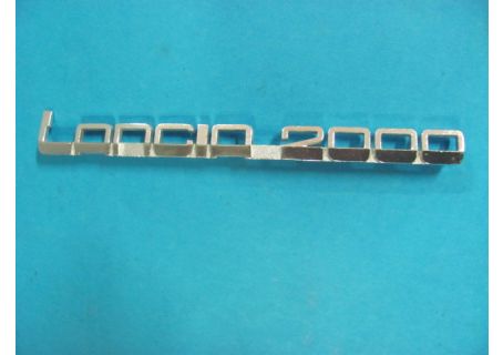 Scritta posteriore mm. 235 Lancia 2000 per Lancia 2000 Coupè Pininfarina, 2000 HF ('71-'74)