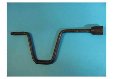 Leva usata per avviamento auto d'epoca (Mis. 0,9 inch.) per Fiat 511 e varie vetture
