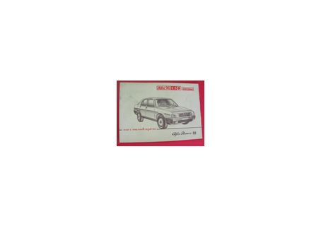 Libretto uso e manutenzione usato Alfa Romeo Alfa 90 2.5 Quadrifoglio Iniezione (edizione 1985)