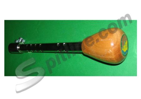 Asta leva cambio con pomello in legno logo Abarth per Fiat 500 etc.