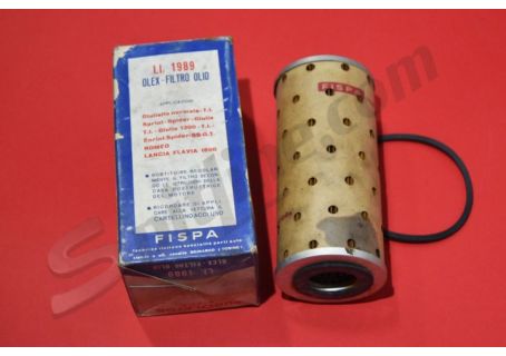 Filtro olio Fispa Alfa Romeo Giulietta, TI, Sprint, Spider, Giulia, GT Bertone - Lancia Flavia 1800