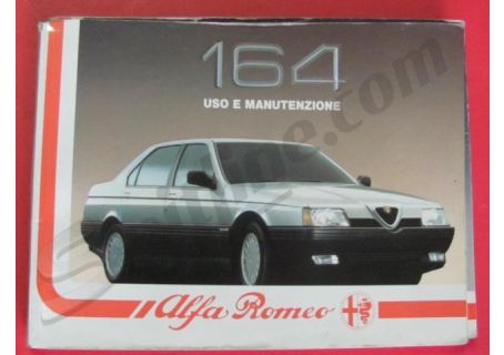 Libretto uso e manutenzione usato Alfa Romeo 164 T. Spark, 164 3.0 V6 (edizione 01/'89)