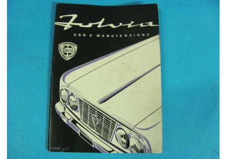 Libretto uso e manutenzione usato Lancia Fulvia Berlina 1^ serie (818.000) 1091cc. (edizione 05/'65)