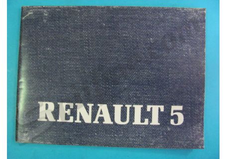 Libretto uso e manutenzione usato Renault 5 TC (C 400), TL/GTL (C 401), GTL (C402), GTS/TSE (C 403)