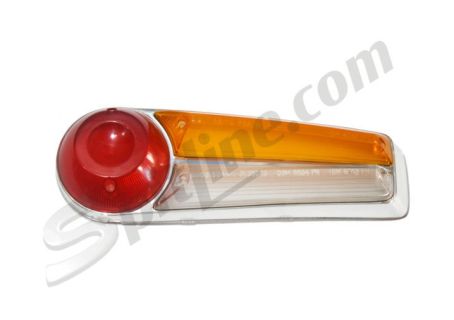 Plastica fanale posteriore destro Altissimo Lancia Fulvia Berlina 2C, GT, GTE (bordo in plastica cromata)