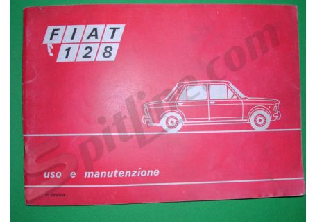 Libretto uso e manutenzione usato Fiat 128 (3^ edizione 10/'69)