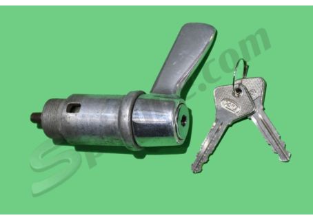 Maniglia in alluminio chiusura baule con chiavi Fiat 1100/103