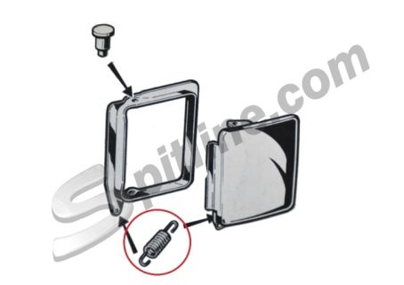 Molla per sportello benzina Alfa Romeo Giulia, GT Bertone, 1750/2000 Berlina