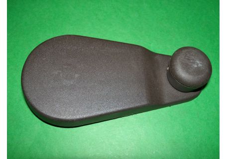 Maniglia alzacristallo colore marrone Fiat Ritmo Super, 127 3^ serie, Regata, Ducato