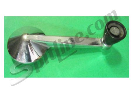 Maniglia alzavetro in zama cromata Fiat 124, 125, 128, 850, 850 Special, 500F