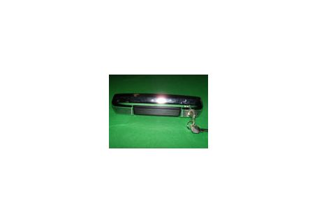 Maniglia porta anteriore destra in zama cromata-leva nera Fiat 131-131S (2-4 porte)-131 Familiare