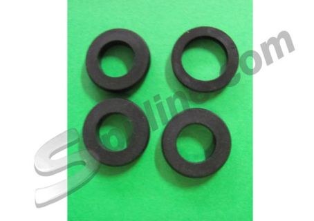 Serie guarnizioni per revisione pompa freno a doppio circuito Fiat 124 2^ serie 