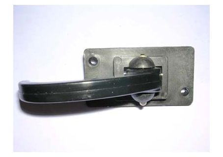 Maniglia apriporta in plastica a 2 fori Fiat  500 R, 126, 127, 128, 124, 132 - Autobianchi A112