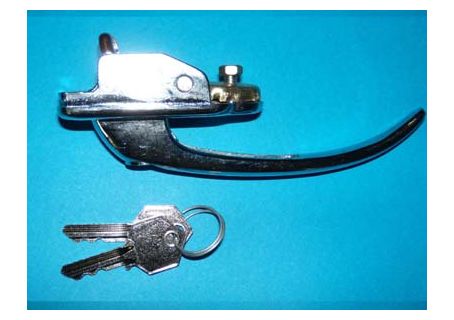 Maniglia posteriore in acciaio cromato Fiat 500 Giardiniera