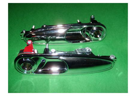 Coppia maniglie porta senza blocchetto Fiat 124 Spider 2000