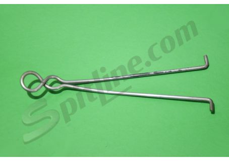 Molla cm 26,5 sostegno cofano Fiat 1100 R, 124