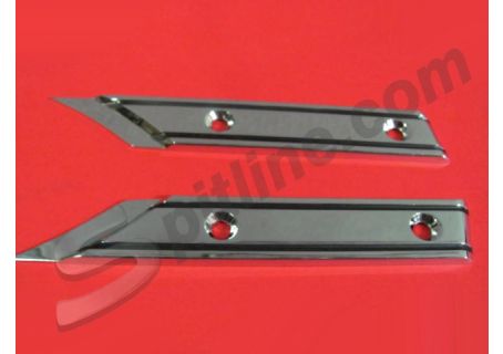 Coppia mostrine cromate posteriori Alfa Romeo Duetto Spider Coda Tronca