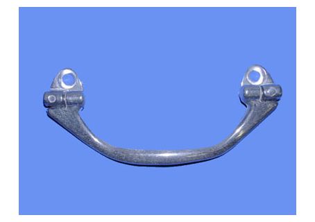 Maniglia tiraporta in alluminio Fiat 500D, Fiat 600D, 600T, 850T 