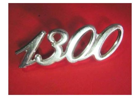 Scritta posteriore cromata 1300 per Alfa Romeo Giulia Nuova Super