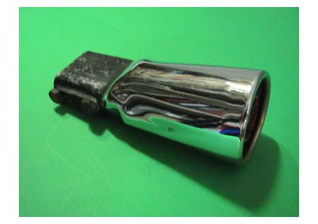 Terminale di scarico sportivo cromato O.B.A.per Fiat 500D/F/L/R