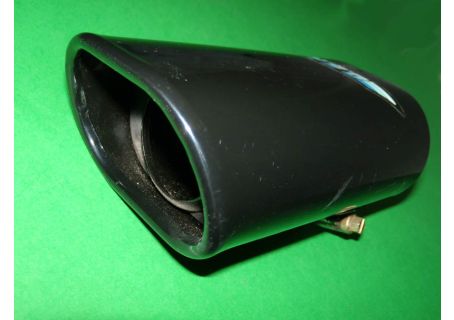 Terminale di scarico sportivo universale nero O.B.A. 52/U