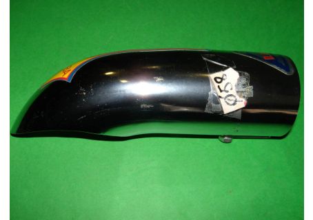Terminale di scarico sportivo universale cromato curvo diam.58 O.B.A.
