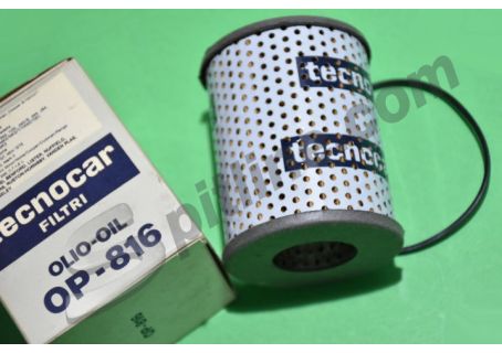 Filtro olio Tecnocar OP-816 Innocenti A40/S, 950, 1100, JM3/S, JM4, JS4, JS5, Mini Minor 850, MK2, MK3, T, 1000, 1001, Mini Cooper 1000/1300, MK3