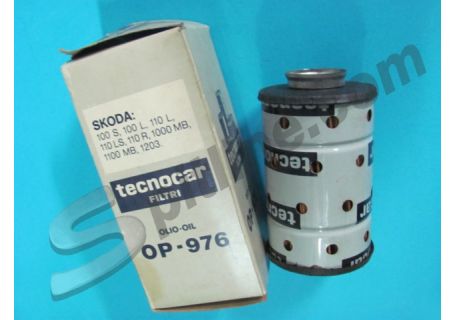 Filtro olio Tecnocar OP-976 Skoda 100 S, 100 L, 110 L, 110 LS, 110 R, 1000 MB, 1100 MB, 1203