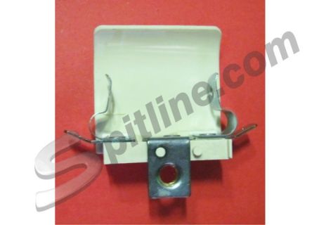 Portalampada cofano posteriore Alfa Romeo Giulia Super 1300/1600 - foro di fissaggio sulla staffetta in metallo