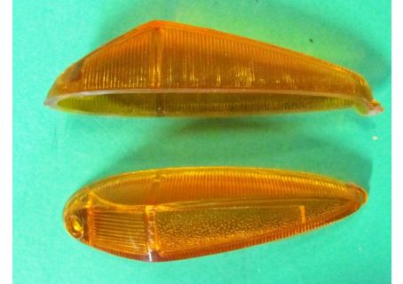 Coppia plastiche per fanali frecce laterali Volkswagen 1500, 1500 S, 1600 TL