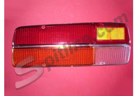 Plastica fanale posteriore sinistro (adattabile Carello) Alfa Romeo 2000 Berlina, Junior 1600 Zagato, Maserati Merak, De Tomaso Pantera
