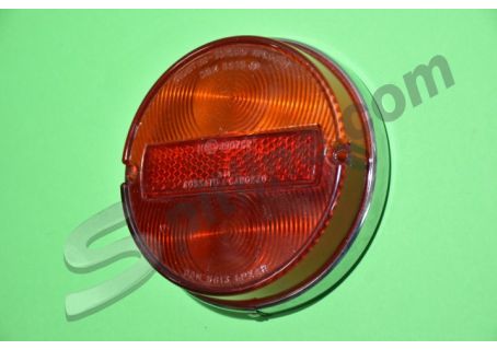 Plastica fanale posteriore con cornice inox Fiat 850 Special, 850 Coupè, 1100R