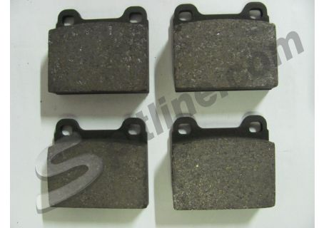 Pastiglie freno anteriori WVA 20228 impianto Ate-Teves Volkswagen Golf 1.5, 1.6 ('74-'81), Cabrio 1.5, 1.6 ('79-'93) - Audi 80 1.5, 1.6 ('78-'79)