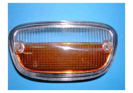 Vetrino fanale anteriore bicolore Peugeot 404 dal '70