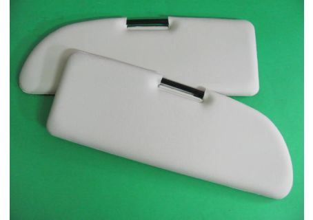 Coppia alette parasole Fiat 500 F/L/R color avorio