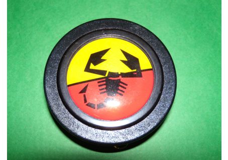 Pulsante clacson per volante logo Abarth 
