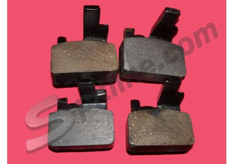 Pastiglie freno posteriori imp. Dunlop Alfa Romeo Giulia 1300-1300 TI, 1600, 1600TI, Giulia 1600 TI Super, GT Bertone, GTA, GTC (fino 7/'66)