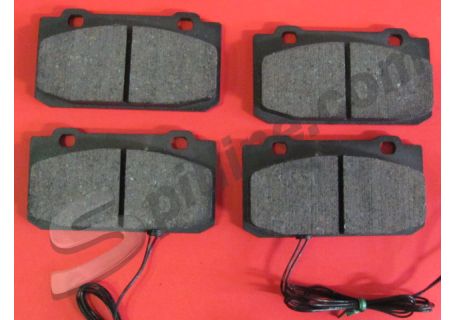 Pastiglie freno anteriori imp. Ate (con segnalatore a 2 fili) Alfa Romeo Arna 1.2/1.3 TI ('84-'85), Alfa 33 1.2/1.3/1.5/4x4 ('83-'89)