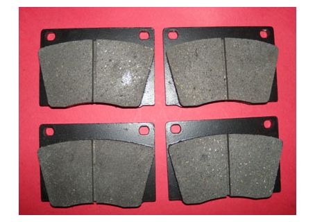 Pastiglie freno anteriori Fiat Dino Coupè/Spider, 1500 S, 1500L, 1600 S, 1800, 2300 berl.-2300-2300S (da 7/'61) - Alfa Romeo Giulietta 1300 Sprint, Spider; Giulia 1600 Sprint, Spider SS, 2600 Berl., Sprint, Spider, Coupè Zagato - Ferrari 275 GTB 4, Ferrar