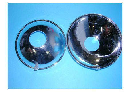 Parabole faro (2 pz.) Fiat Topolino 500C (diam.foro mm.45 circa per portalampade tipo grande)