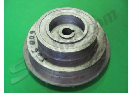 Puleggia dinamo in alluminio usata Fiat 600 2^ serie (diam. est. mm. 118 circa)