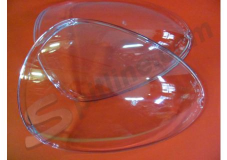 Coppia coprifaro in plexiglass Alfa Romeo Duetto Spider 