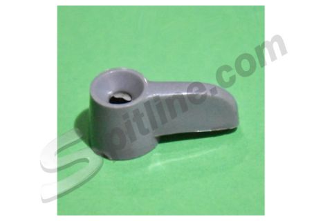 Levetta per sicura porta in plastica grigia Fiat 600D, 600 Multipla