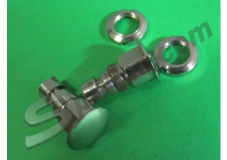 Coppia perni per galletto vetro deflettore Fiat 1300/1500 (per foro non rotondo)