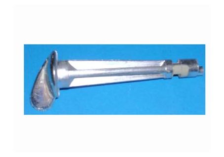 Pomello-leva plastica cromata Dauphine