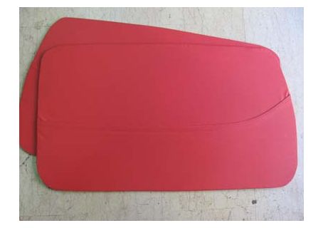 Coppia pannelli anteriori colore rosso Fiat  500D 1^ serie (tasca lunga)