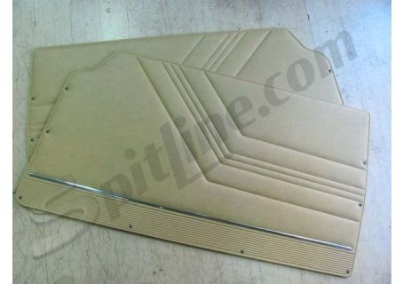 Coppia pannelli porta beige Alfa Romeo GT 1300 Unificato, GT V. 2000 Bertone ('71-'76)